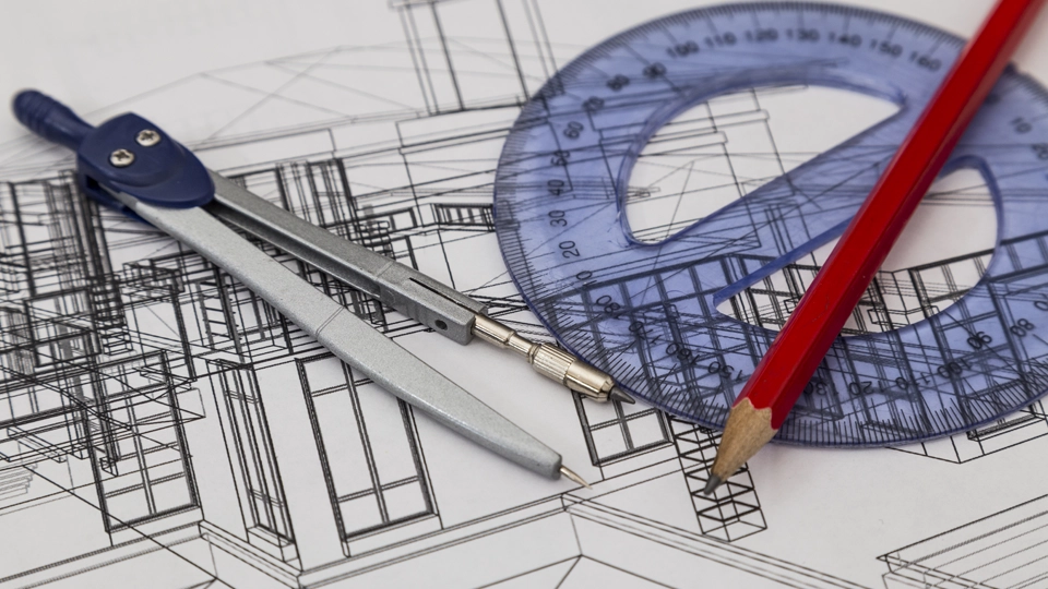 student writing with marker